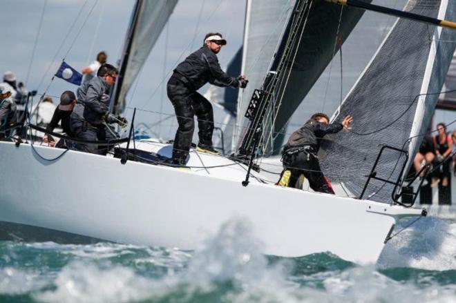 Full-on action on board Simon Henning’s Mumm 36 Alice - 2015 IRC National Championship © Paul Wyeth / www.pwpictures.com http://www.pwpictures.com